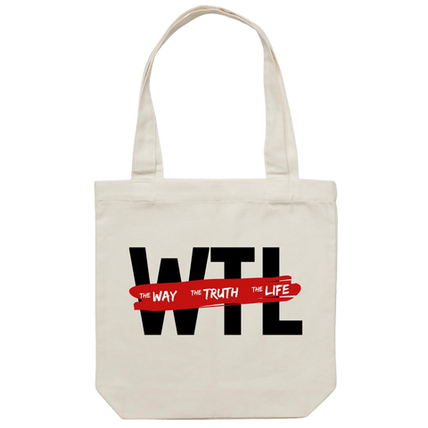 Chirstian-Canvas Tote Bag-The Way The Truth The Life (V2)-Studio Salt & Light