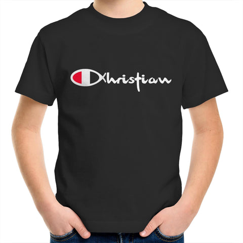 Chirstian-Kids T-Shirt-Christian (Champion Parody)-Studio Salt & Light