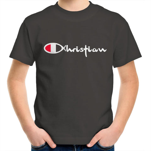 Chirstian-Kids T-Shirt-Christian (Champion Parody)-Studio Salt & Light