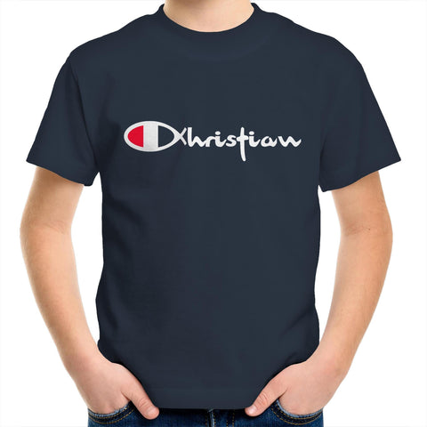 Chirstian-Kids T-Shirt-Christian (Champion Parody)-Studio Salt & Light