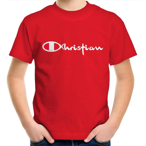 Chirstian-Kids T-Shirt-Christian (Champion Parody)-Studio Salt & Light