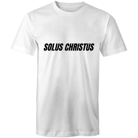 Chirstian-Men's T-Shirt-Christ Alone (Solus Christus)-Studio Salt & Light