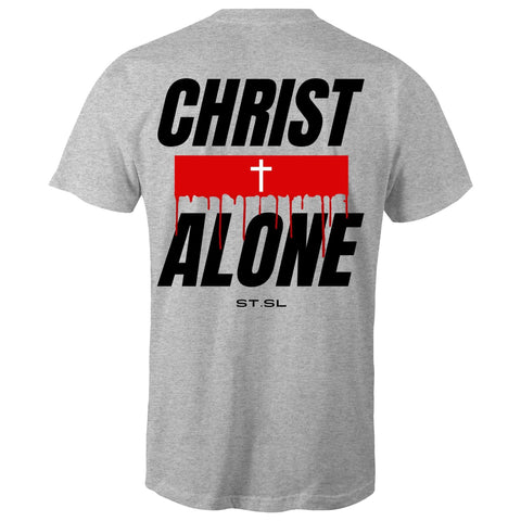 Chirstian-Men's T-Shirt-Christ Alone (Solus Christus)-Studio Salt & Light
