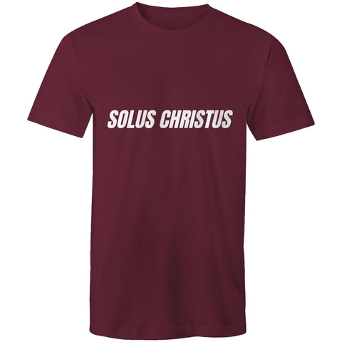 Chirstian-Men's T-Shirt-Christ Alone (Solus Christus)-Studio Salt & Light
