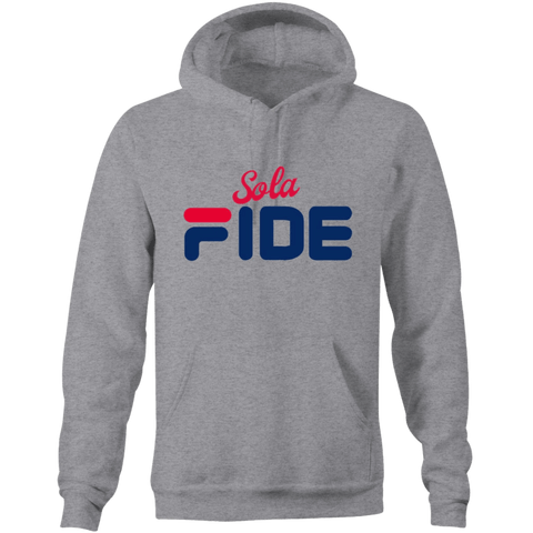 Chirstian-Unisex Hoodie-Sola Fide (FILA Parody)-Studio Salt & Light