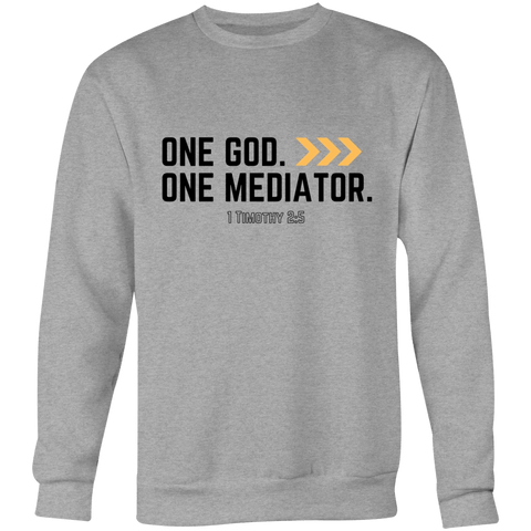 Chirstian-Unisex Sweatshirt-One God One Mediator-Studio Salt & Light