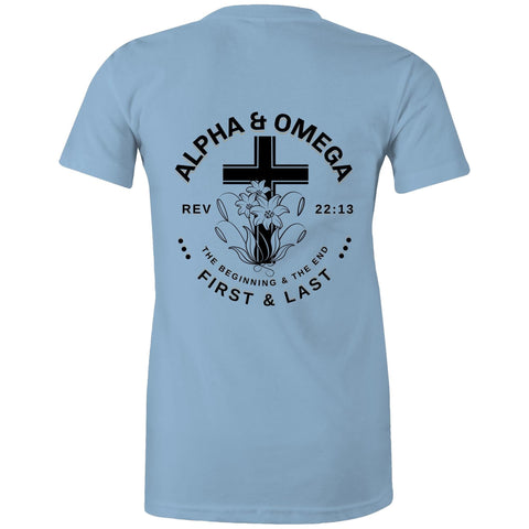 Chirstian-Women's T-Shirt-Alpha And Omega-Studio Salt & Light