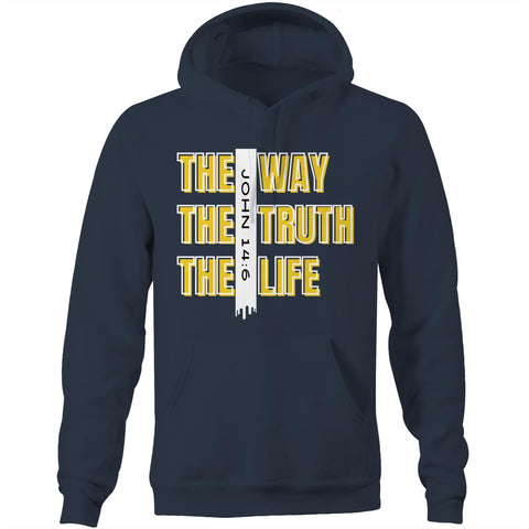 Chirstian-Unisex Hoodie-The Way The Truth The Life (V3)-Studio Salt & Light
