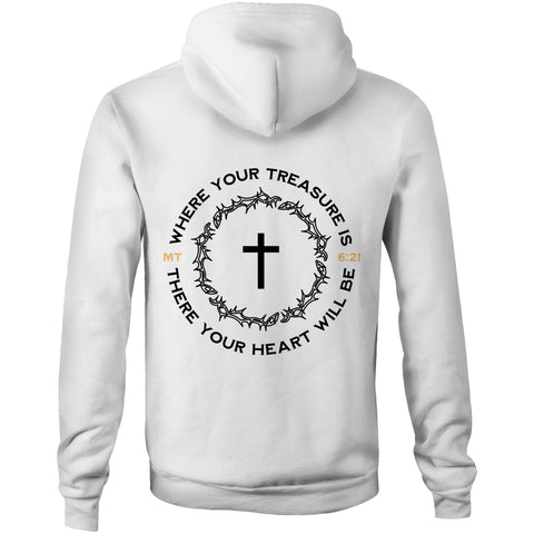 Chirstian-Unisex Hoodie-Where Your Treasure Is-Studio Salt & Light
