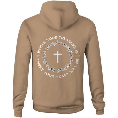 Chirstian-Unisex Hoodie-Where Your Treasure Is-Studio Salt & Light