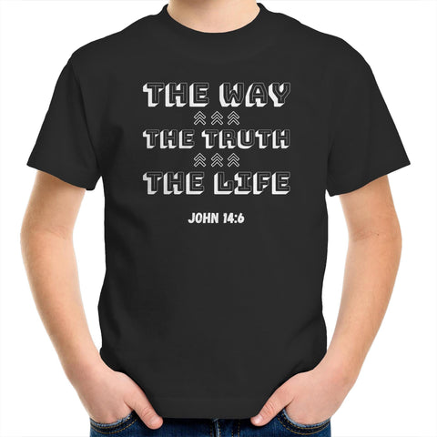 Chirstian-Kids T-Shirt-The Way The Truth The Life-Studio Salt & Light