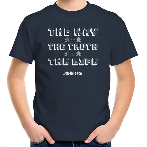Chirstian-Kids T-Shirt-The Way The Truth The Life-Studio Salt & Light