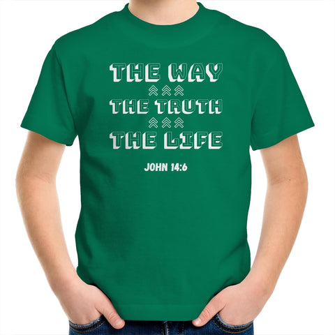 Chirstian-Kids T-Shirt-The Way The Truth The Life-Studio Salt & Light