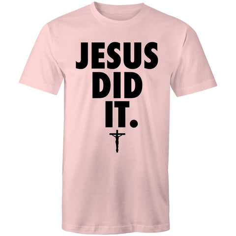 Chirstian-Men's T-Shirt-Jesus Did It (Nike Parody)-Studio Salt & Light