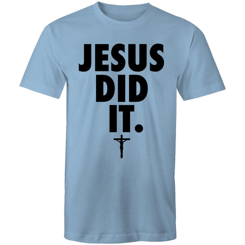 Chirstian-Men's T-Shirt-Jesus Did It (Nike Parody)-Studio Salt & Light