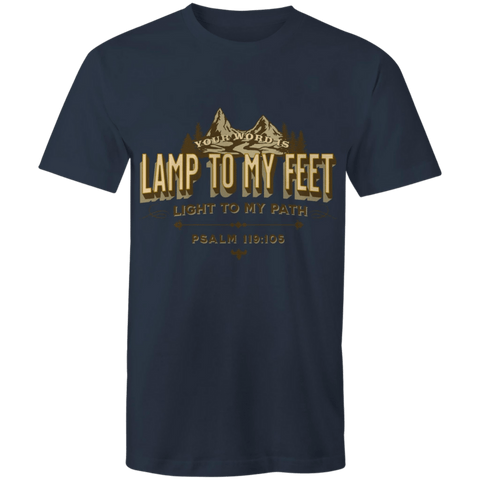 Chirstian-Men's T-Shirt-Lamp to My Feet-Studio Salt & Light