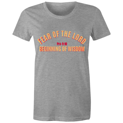 Chirstian-Women's T-Shirt-Beginning of Wisdom-Studio Salt & Light