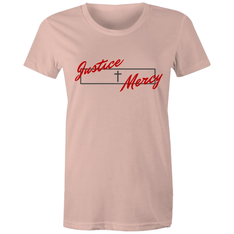 Chirstian-Women's T-Shirt-Justice And Mercy-Studio Salt & Light