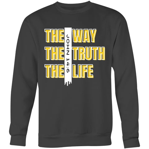 Chirstian-Unisex Sweatshirt-The Way The Truth The Life (V3)-Studio Salt & Light