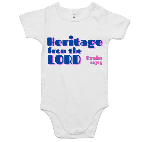 Chirstian-Infant Onesie-Heritage from The Lord-Studio Salt & Light
