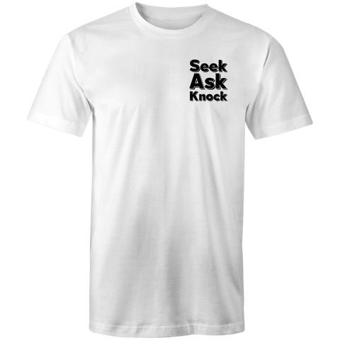 Chirstian-Men's T-Shirt-Ask Seek Knock (V2)-Studio Salt & Light