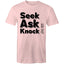 Chirstian-Men's T-Shirt-Ask Seek Knock (V3)-Studio Salt & Light