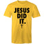 Chirstian-Men's T-Shirt-Jesus Did It (Nike Parody)-Studio Salt & Light